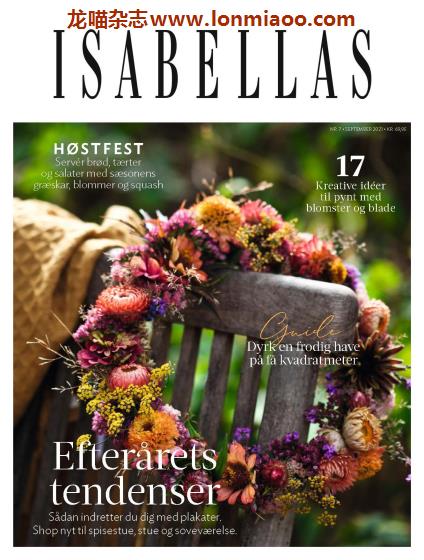 [丹麦版]Isabellas 室内装饰与花园 PDF电子杂志 2021年 Nr.7